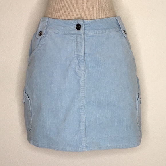 Cloudveil Skirt Mini Pencil Corduroy Pockets 6 - Picture 2 of 8